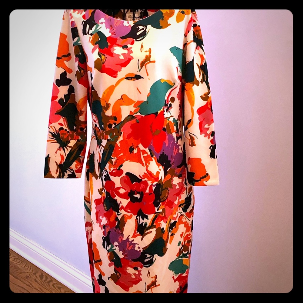 Artsy Flower print dress